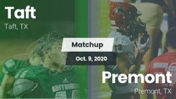 Matchup: Taft  vs. Premont  2020