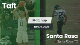 Matchup: Taft  vs. Santa Rosa  2020