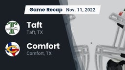 Recap: Taft  vs. Comfort  2022