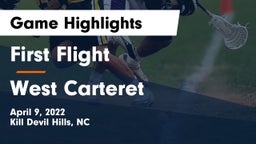 First Flight  vs West Carteret Game Highlights - April 9, 2022