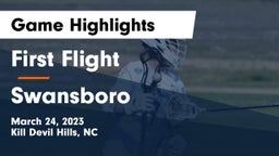 First Flight  vs Swansboro  Game Highlights - March 24, 2023