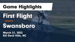 First Flight  vs Swansboro  Game Highlights - March 31, 2023