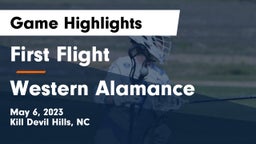 First Flight  vs Western Alamance  Game Highlights - May 6, 2023
