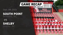 Recap: South Point  vs. Shelby  2015