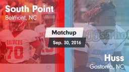 Matchup: South Point High vs. Huss  2016