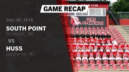 Recap: South Point  vs. Huss  2016