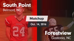 Matchup: South Point High vs. Forestview  2016