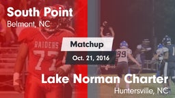 Matchup: South Point High vs. Lake Norman Charter  2016