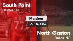 Matchup: South Point High vs. North Gaston  2016