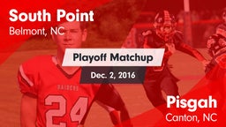 Matchup: South Point High vs. Pisgah  2016