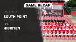 Recap: South Point  vs. Hibriten  2016