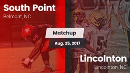 Matchup: South Point High vs. Lincolnton  2017