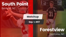 Matchup: South Point High vs. Forestview  2017