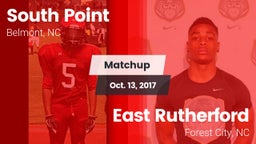 Matchup: South Point High vs. East Rutherford  2017