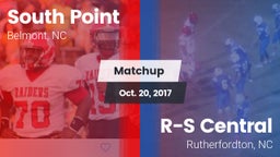 Matchup: South Point High vs. R-S Central  2017