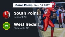 Recap: South Point  vs. West Iredell  2017