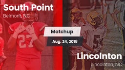Matchup: South Point High vs. Lincolnton  2018