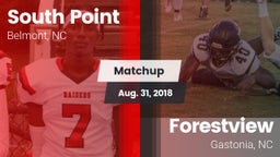 Matchup: South Point High vs. Forestview  2018