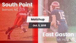 Matchup: South Point High vs. East Gaston  2018