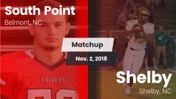 Matchup: South Point High vs. Shelby  2018