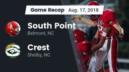 Recap: South Point  vs. Crest  2018