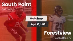 Matchup: South Point High vs. Forestview  2019