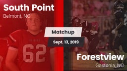 Matchup: South Point High vs. Forestview  2019