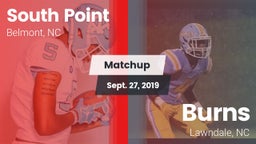 Matchup: South Point High vs. Burns  2019