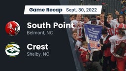 Recap: South Point  vs. Crest  2022