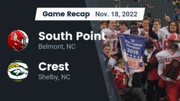 Recap: South Point  vs. Crest  2022
