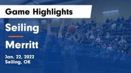 Seiling  vs Merritt  Game Highlights - Jan. 22, 2022