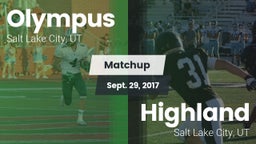 Matchup: Olympus  vs. Highland  2017