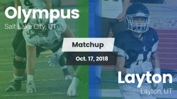 Matchup: Olympus  vs. Layton  2018