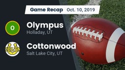 Recap: Olympus  vs. Cottonwood  2019