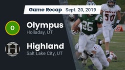 Recap: Olympus  vs. Highland  2019
