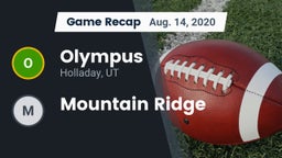 Recap: Olympus  vs. Mountain Ridge 2020