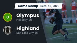Recap: Olympus  vs. Highland  2020