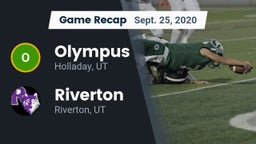 Recap: Olympus  vs. Riverton  2020