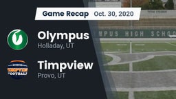 Recap: Olympus  vs. Timpview  2020