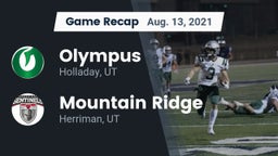 Recap: Olympus  vs. Mountain Ridge  2021
