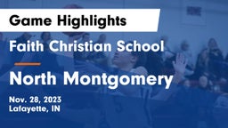 Faith Christian School vs North Montgomery  Game Highlights - Nov. 28, 2023