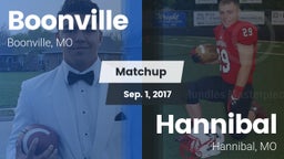 Matchup: Boonville High vs. Hannibal  2017