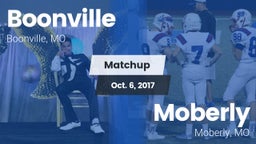 Matchup: Boonville High vs. Moberly  2017