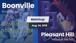 Matchup: Boonville High vs. Pleasant Hill  2018