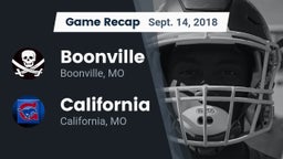 Recap: Boonville  vs. California  2018
