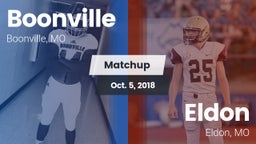 Matchup: Boonville High vs. Eldon  2018