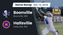 Recap: Boonville  vs. Hallsville  2018