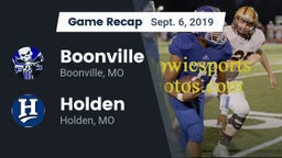 Recap: Boonville  vs. Holden  2019