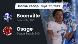 Recap: Boonville  vs. Osage  2019