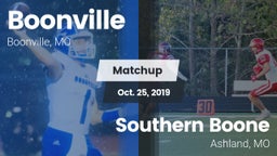 Matchup: Boonville High vs. Southern Boone  2019
